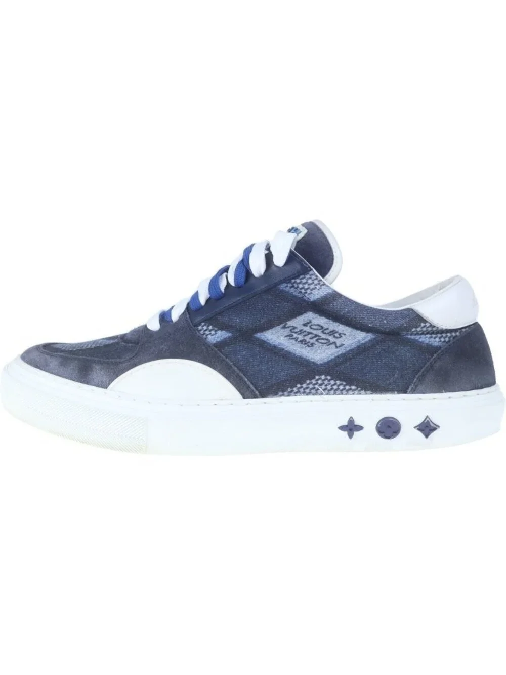 Louis Vuitton Original Richelieu Low Cut Sneakers Navy